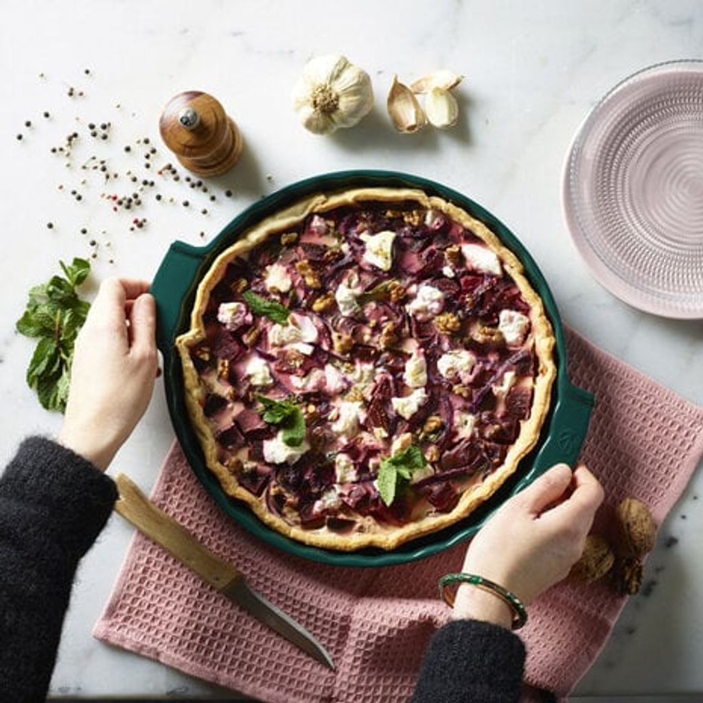 Plat à tarte vert forêt 30 cm - Visuel 2